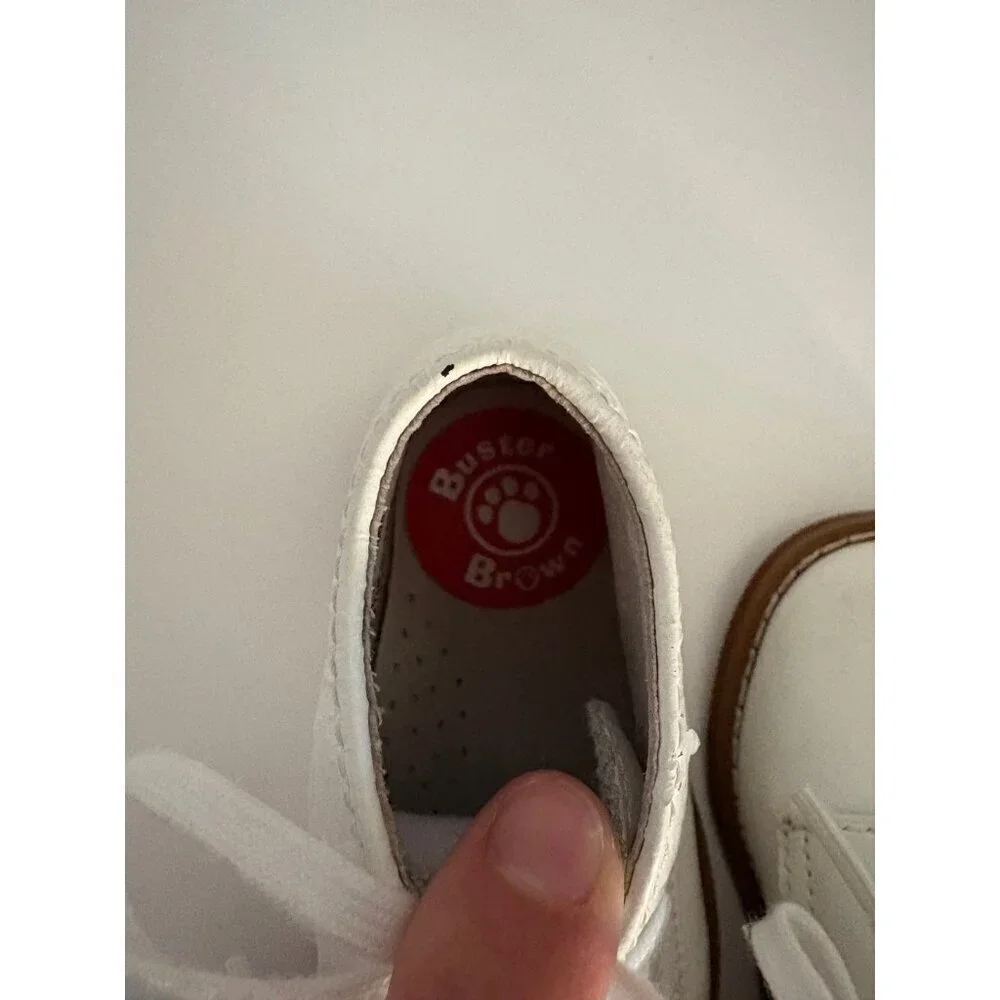 Buster Brown White Toddler Shoes